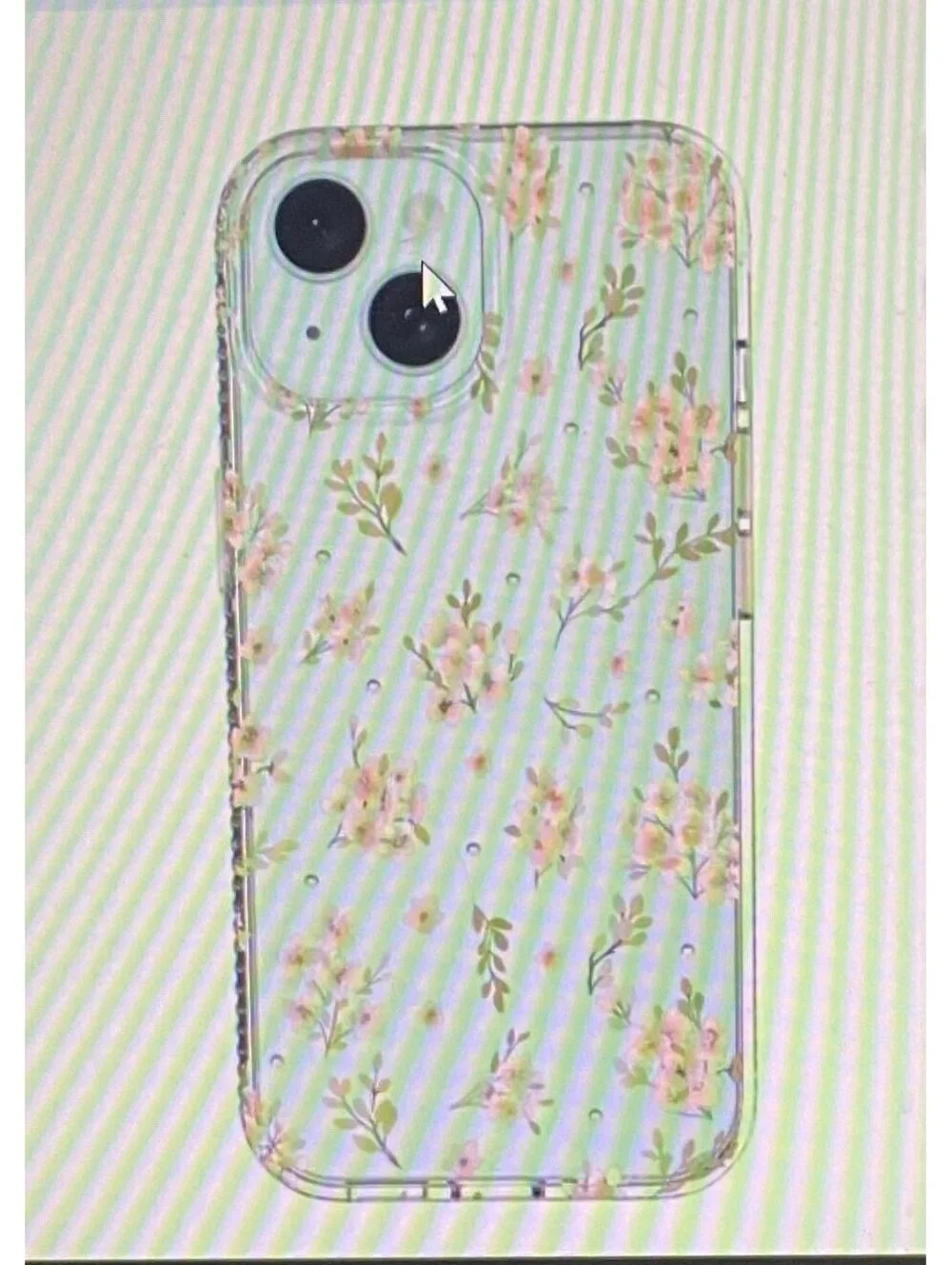 Onn Case for iPhone 16e/15/14/13 Pink Floral with Gems